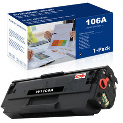 1x Toner zu HP 106A Laser 107w 107a MFP 135wg 137fwg 138fnw W1106A 【5000 Seiten】