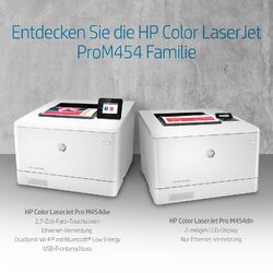 HP Color LaserJet Pro M454dn Farblaserdrucker (Laserdrucker, LAN, Duplex,