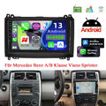 Autoradio NAVI Für Mercedes Benz A/B Klasse Viano Sprinter GPS Android 13 4+64GB