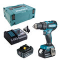 Makita Akku-Schlagbohrschrauber 18V DHP485RTJ 2x 5,0 Ah Akku + Lader im MAKPAC 2