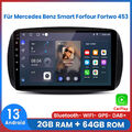 2+64G Für Mercedes Benz Smart Forfour Fortwo 453 ﻿Autoradio Carplay GPS NAVI SWC