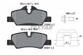 Bremsbelagsatz Scheibenbremse Q+ TEXTAR 2598001 für MINI F57 F55 F56 Cooper JCW