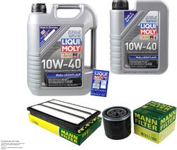 INSPEKTIONSKIT FILTER LIQUI MOLY ÖL 6L 10W-40 für Mitsubishi Pajero IV V8_W