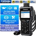 🔥TOPDON AL600 Profi KFZ Diagnosegerät Auto OBD2 Scanner ABS SRS SAS BMS Öl