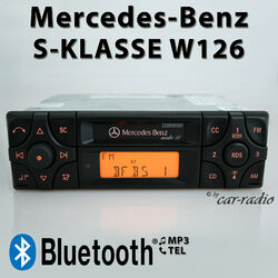 Original Mercedes W126 Radio Audio 10 BE3100 Bluetooth Radio MP3 C126 S-Klasse