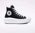 Converse Chuck Taylor All Star Move Plateauschuhe in schwarz/weiß