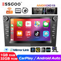 Android 13 Carplay Autoradio GPS RDS 32G Cam Für Opel Vivaro Corsa Astra Vectra