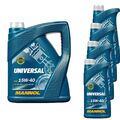 9 Liter MANNOL Universal 15W-40 Motoröl API SN/CH-4 ACEA A3/B4