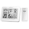 Design LCD Funk-Wetterstation Aussensensor Mondphase Sensor benennbar Vorhersage