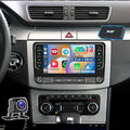 2+64G DAB Carplay Android13 Autoradio GPS Für VW Golf 56 Touran Tiguan Passat B6