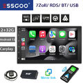 7" Android 13 Apple Carplay Autoradio 2+32G  DAB+ GPS Wifi Touch Screen BT 2 DIN