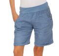 Leinenshort Damen Shorts aus Leinen 100 % Bermuda kurze Hose Leinenhose Capri