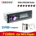 1 Din Autoradio DAB+ AM RADIO 2xUSB Bluetooth FM Aux-In MP3-Player Fernbedienung