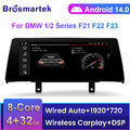 Android 14 CarPlay Autoradio 8-Core 64GB DAB+ GPS Navi für BMW 1er F20 F21 NBT