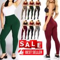 Damen hochtaillierte dicke Winter Thermo Leggings warme Vlies Yoga Fitnessstudiohose