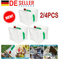 2/4x Trinkwasserkanister 20L Camping Wasser Kunststoffkanister Mit Hahn Faltbar