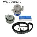 1x SKF Wasserpumpe + Zahnriemensatz u.a. für VW New Beetle 9C 2.0 1Y | 389170