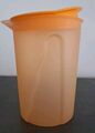 Tupperware   Junge Welle Kanne 1,0 Liter   Milchkanne Saftkanne Orange