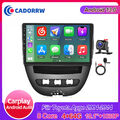 4G+64G Android 13.0 Carplay Autoradio GPS Für Toyota Aygo Peugeot 107 Citroen C1