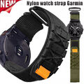 Für Garmin Fenix 3 HR 6 6X Pro 5 5X Plus 7 7X 8 E Quick Fit Sport Nylon Armband