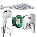 Hansgrohe Logis Unterputz Duscharmatur Set ibox Armatur Duschsystem 30x30 cm