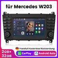 Für Mercedes Benz C CLK Klasse W203 W209 7"Autoradio Android 13 GPS Navi CarPlay