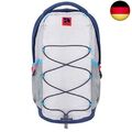 Audetic Schulrucksack Mädchen & Jungen Teenager Blau Rot - AERO - Ergonomischer 