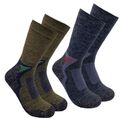 2-5 Paar Wandersocken Herren Damen Merino Trekking Funktionssocken Outdoor Sport