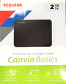 Toshiba Canvio Basics - 2TB - 2000GB - USB 3.0 Festplatte - 2,5 Zoll - PC Laptop