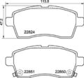 BREMBO Bremsbelagsatz, Scheibenbremse P 79 037 für SUZUKI