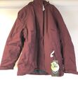 killtec Damen Funktionsjacke, Kapuze abnehmbar, dunkelpflaume, Gr. 48, wasserdic