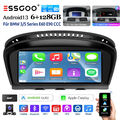 DAB Autoradio 8.8" 6+128G Android13 CarPlay Für BMW E90 E91 E60 E61 CCC GPS Kam+