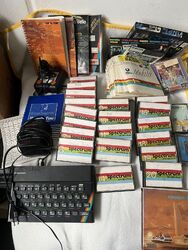 Sinclair Zx Spectrum Computer Vintage 16k completo di giochi istruzioni