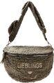 Teddyfell Gürteltasche Crossbody Bauchtasche Umhängetasche Lieblingsmensch Gurt