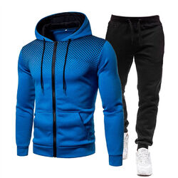 Herren Jogginganzug Trainingsanzug Sportanzug Fußball Sporthose Hoodie Tracksuit