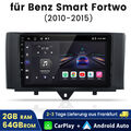 Android13 2+64 Autoradio Für Mercedes Benz Smart 2010-2015 GPS WIFI DAB carplay