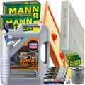 MANN INSPEKTIONSPAKET+1x5L LIQUI MOLY 5W30 MOTORÖL passend für VW GOLF 7 TOURAN