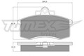 Bremsbelagsatz Scheibenbremse TOMEX Brakes TX 10-36 für LADA ZAZ SAMARA 2108 110