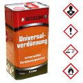 4,00-3,50€L  Universal Verdünnung 5l Nitroverdünnung Universalverdünnung 5 Liter