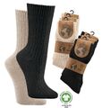 Bio Socken 100% Bio Baumwolle Damen Herren Freizeit Sport Organic GOTS 3-6 Paar