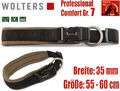 Wolters Halsband Professional Comfort 7 Hundehalsband gepolstert schwarz-braun