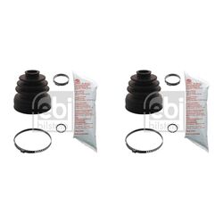 2x FEBI BILSTEIN Faltenbalgsatz Antriebswelle vorne für VW Golf V 1K1 AJ5