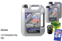 INSPEKTIONSKIT FILTER LIQUI MOLY ÖL 7L 10W-40 für Suzuki Swift III MZ EZ 1.3