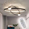 Deckenlampe LED Deckenleuchte mit Ringen Design Dimmbar mit Fernbedienung