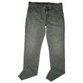 Alberto Pipe Herren Jeans Hose Regular Slim Fit stretch Gr 50 W34 L34 used grau