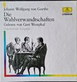 Die Wahlverwandtschaften, J.G. von Goethe, Hörbuch, 8 CD, Gert Westphal