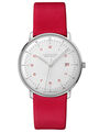 Junghans max bill Unisex-Funkuhr Mega Solar Rot 059/4325.02 B-Ware