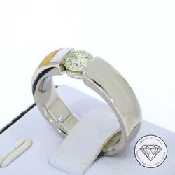 Wert 6.350,- Traumhafter 0,75 ct Solitär Brillant Ring 585 / 14 Karat Gold xxyy