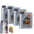 Motoröl 5W30 LIQUI MOLY Top Tec4200 4L+HENGST Ölfilter +Spülung +Cera Tec