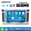 Autoradio Android 13 Auto 32G Apple CarPlay GPS Für Opel Astra H Corsa C Antara